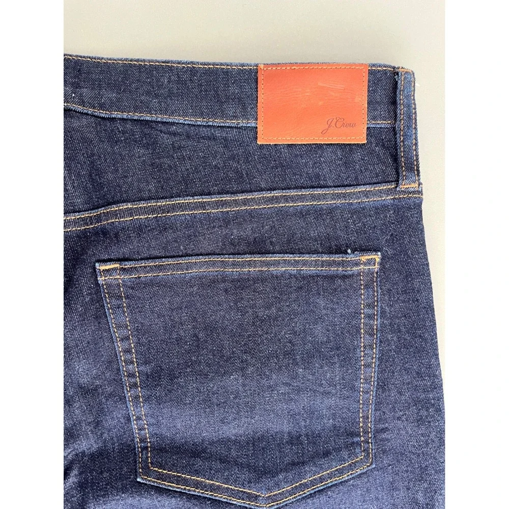 J.Crew Vintage Straight High Rise Jeans Dark Wash Blue Denim 31
